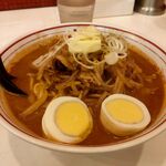 蒙古タンメン中本 - 味噌卵麵＋バター