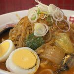 蒙古タンメン中本 - ゴモミ野菜アップ