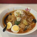 蒙古タンメン中本 - ゴモミ＋野菜大盛＋麺大盛