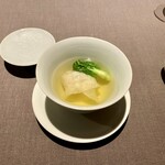 茶禅華 - 雉雲呑湯　雉の雲呑スープ