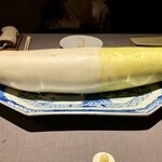 茶禅華 - 川田シェフの実家で採れた大根
