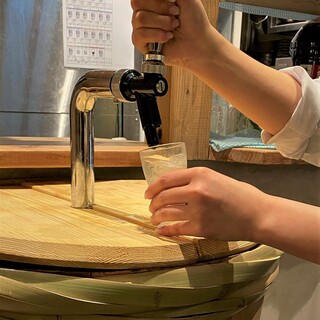 お酒にもこだわってます！