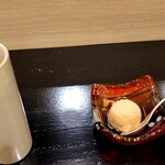 島津 - 黒糖ジェラートと一番茶