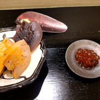島津 - 鮟肝、イクラ味噌漬け