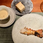 蒼 - 赤座海老の炭火焼き ビスク