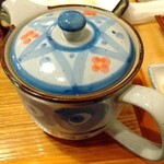 手打ちそば くるみの木 - 蕎麦湯入れ