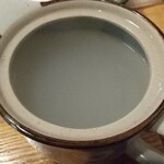 手打ちそば くるみの木 - 蕎麦湯