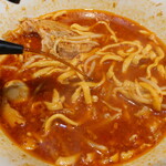 ラーメン二郎 - 赤酢投入～♪