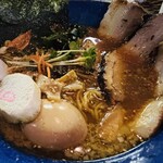 橙ヤ - 「海老ちゃーしゅーめん（バラ3枚）黒正油」1,350円