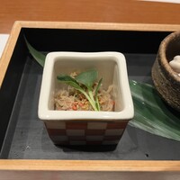 銀座 牛乃季 - 蟹味噌和え