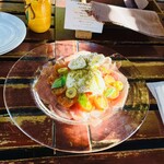 ラッテリア ベベ  カマクラ - 陽の光が入る綺麗なテラス席