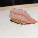 鮨 といろ - 甘エビ握り三本漬け