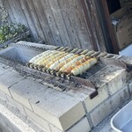 河合太刀魚巻店 - 炭火焼き