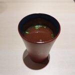 鮨 といろ - お椀（味噌汁）