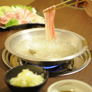 Very popular! ! “Agu pork” shabu shabu! !