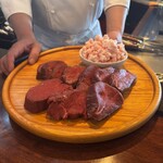 横浜瀬里奈 ステーキドーム - ヒレ肉焼く前