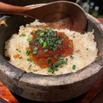 醤 - 醤(いくらどっさり石焼うにバターご飯)