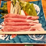 極・鮮菜　喜庭 - 豚しゃぶせり鍋
