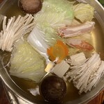 網元本館 - 瑠璃（かにすき 具材 in 鍋）