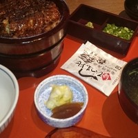 しら河 浄心本店 - 上ひつまぶしと肝吸い