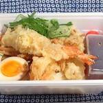 香の川製麺 - 海老天ぷらとおかずのうどん弁当