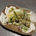 そば 久司 - おしんこ