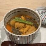 はらまさ - ウニとカニの茶碗蒸し