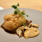 282861695 - 温前菜（鮟鱇・菊芋・冬トリュフ）