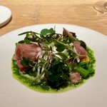 282861693 - 冷前菜（寒鰤・アブラ菜）