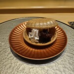 京橋 天冨良と鮨 いしい - 小倉アイス