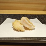 京橋 天冨良と鮨 いしい - 帆立