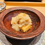 京橋 天冨良と鮨 いしい - 穴子の迩おろし