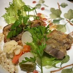 LA COURONNE GOURMANDE - パテドカンパーニュとポークのコンフィ