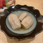 祇園おばんざい ぎんや - えび芋炊いたん◎  京野菜ですね…美味しい◎