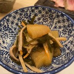 祇園おばんざい ぎんや - 特製松前漬け！　スルメイカ！　北海道の郷土料理！