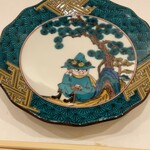 祇園おばんざい ぎんや - 素敵な色のとり皿！　スナフキンがいます…笑笑