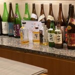 祇園おばんざい ぎんや - 日本酒も沢山あります！　ウイスキーも…