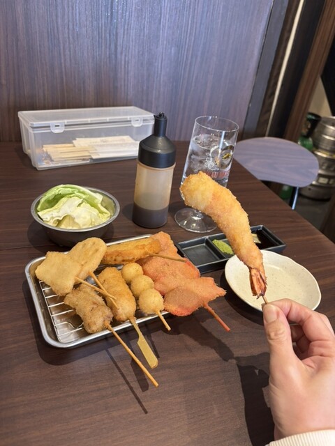 Kushi Katsu Maruto - Komagawa Nakano/Kushi-age (Deep-fried skewers