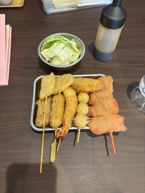 Kushi Katsu Maruto - Komagawa Nakano/Kushi-age (Deep-fried skewers