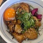 なか卯 - 生卵を入れました