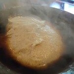 一会庵 - 熱々で雲ってしまう[そばがき](*´σｰ｀)