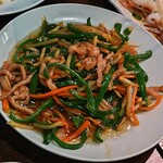  お座敷旬彩美食 夢吉 - チンジャオロース528円