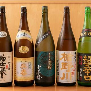 和食にそっと寄り添う厳選美酒を片手に！通好みの1杯も取り揃え