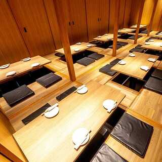 中型、大型宴会お任せください！完全個室でご案内できます。