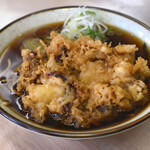 六文そば - いかげそ天そば＠税込600円