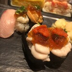 魚がし日本一 - 季節の三貫王　白子ポンズ