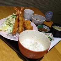 丸新 - エビフライにエビしんじょう