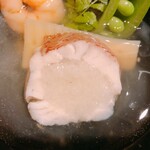 いち井 - 真鯛の道明寺蒸し