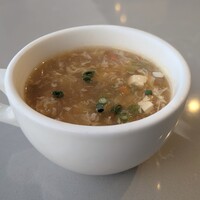 美林華飯店 - スープ（酸辣湯）
