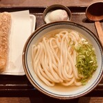 香川 一福 - かけ中　＋ちくわ天　＋温泉卵